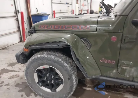 2021 Jeep Wrangler Unlimited Rubicon 4X4 из США, поврежденный, VIN 1C4HJXFG0MW571987